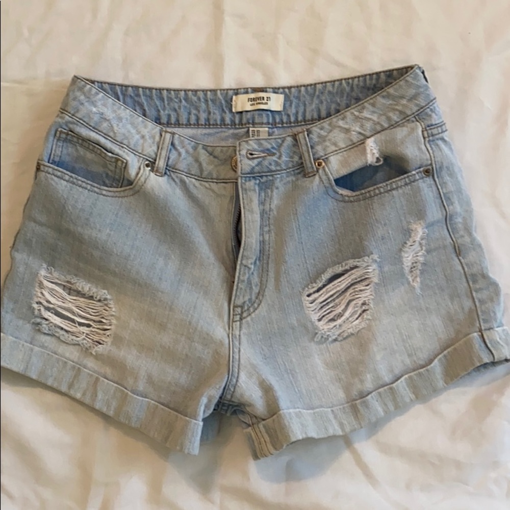 Forever21 denim shorts